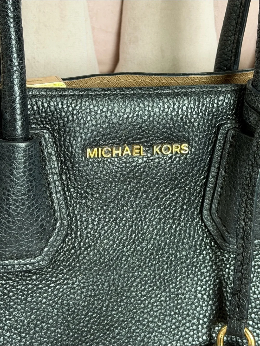 MICHAEL KORS⭐️🖤 Mercer Black Leather Crossbody